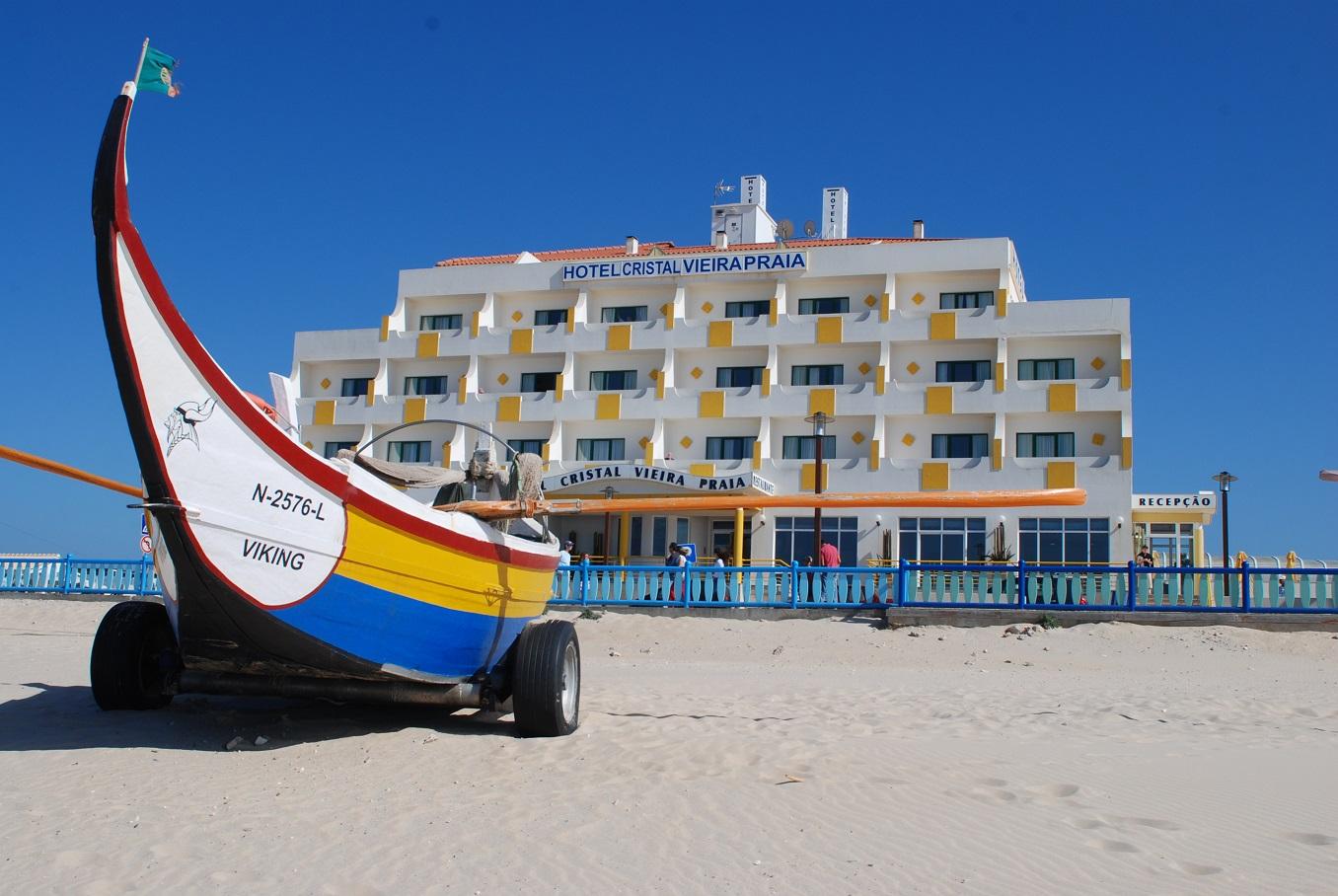 ויירה דה לייריה Hotel Cristal Vieira Praia & Spa מראה חיצוני תמונה